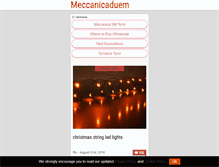 Tablet Screenshot of meccanicaduem.com